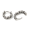 316 Surgical Stainless Steel Hoop Earrings for Women and Men EJEW-D096-15E-AS-2