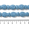 Fish Dyed Natural Lava Rock Beads Strands G-O126-01A-01-4