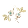 Brass Dangle Earring EJEW-TA00532-4