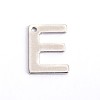 Tarnish Resistant 304 Stainless Steel Letter Charms STAS-O072-E-1