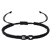 1Pc Adjustable Nylon Cord Braided Bracelets for Women Men BJEW-LP0001-31A-B-1