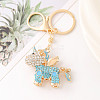 Alloy with Rhinestone Keychain for Women PW-WG62791-02-1