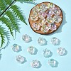 32Pcs UV Plating Rainbow Iridescent Acrylic Beads OACR-FS0002-15-8