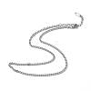 Non-Tarnish 304 Stainless Steel Curb Chain Necklace for Men Women NJEW-K245-018E-1