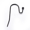 304 Stainless Steel Earring Hooks Ion Plating(IP) LS-STAS-L211-14-B-2
