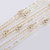 Handmade Brass Beaded Chains KK-G338-18G-2