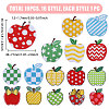 1Bag Polyester Clothing Patches PATC-FG0003-30-2