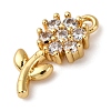 Brass Micro Pave Cubic Zirconia Pendants KK-I276-04G-02-2