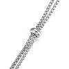 201 Stainless Steel Box Chain Slider Necklace Making MAK-H100-01P-1-3