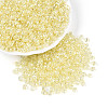 Transparent Colours Luster Glass Seed Beads SEED-N008-09F-1