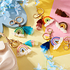 DIY Rainbow Tassel Keychain Making Kit DIY-TA0004-96-15