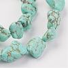 Natural Green Turquoise Beads Strands G-N0312-01-3