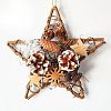 Star Shape Rattan Vine Wreath Garland Decoration DIY-B022-03C-2