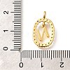 Brass Micro Pave Cubic Zirconia Pendants ZIRC-P123-01G-N02-3