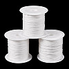 3 Rolls 3 Styles Nylon Braided Cord NWIR-TADJ00001-01-2
