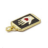 Alloy Enamel Pendants ENAM-D042-01E-3