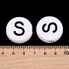 Opaque Acrylic European Beads AC-CBA3BDD-01S-3