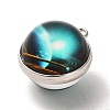 Galaxy Theme Luminous Glass Ball Pendants GLAA-D021-01P-04-2