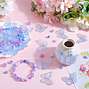 100Pcs 4 Styles  Acrylic Beads OACR-SC0001-66-4