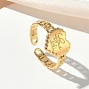 304 Stainless Steel Cuff Open Rings for Women RJEW-L341-05A-G-1