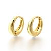 Brass Chunky Hoop Earrings for Women EJEW-G297-20G-3