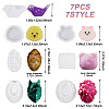 7Pcs 7 Style Silicone Molds DIY-BG0001-58-3