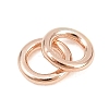 Brass Closed Jump Rings KK-D257-01RG-06-2
