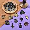 30Pcs 15 Styles Opaque Printed Acrylic Pendants OACR-CJ0002-43-5