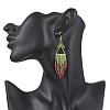 304 Stainless Steel Dangle Earrings EJEW-MZ00513-02-3