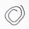 Non-Magnetic Synthetic Hematite Beads Strands G-D800-12A-2