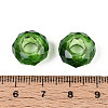 Baking Paint Glass European Beads GDA007-18-01-3