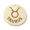 Wood Pendants WOOD-K011-01K-1