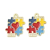 Alloy Enamel Pendants FIND-I067-01G-01-1