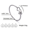 304 Stainless Steel Finger Rings for Women Men FS-WGB974C-44-1
