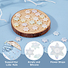 30Pcs 6 Colors Acrylic Ear Nuts FIND-HS0002-43-4