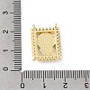 Religion Brass Micro Pave Cubic Zirconia Pendants KK-E799-02A-G-3