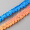 Segment Dyed Polyester Ball Fringe OCOR-WH0071-059-1