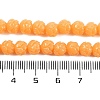 Synthetic Coral Carved Beads Strands CORA-C003-01B-4