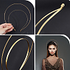 3Pcs Iron Hair Band Findings IFIN-BBC0001-02-3