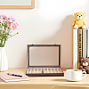 10 Grids Rectangle Wooden Dustproof Pen Presentation Boxes with Visible Window Lid CON-WH0089-250-5