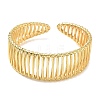 Hollow Brass Cuff Bangles for Women BJEW-C157-03G-4