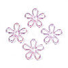 Plated UV Acrylic Beads TACR-S161-04B-3