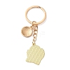 Football Theme Alloy & Enamel Keychains AL-A001-01C-G-3