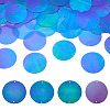 150Pcs Rainbow Iridescent PVC Paillette/Sequin Links FIND-TA0008-10C-1