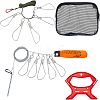 SUPERFINDINGS 2Sets 2 Style 201 Stainless Steel Fishing Accessories Set AJEW-FH0002-42-1