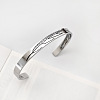 304 Stainless Steel Cuff Bangles for Men WG46524-02-1