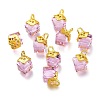 Transparent Glass Pendants LS-GLAA-H100-01G-1