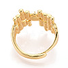 Brass Cup Peg Ring Settings KK-N274-37G-3