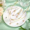 Brass Micro Pave Clear Cubic Zirconia Charms FIND-BC0013-57B-5
