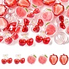 30Pcs 3 Styles Transparent Acrylic Beads MACR-CJ0002-41-1